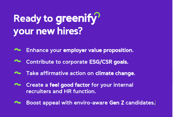 Greenify your hires Forward Role
